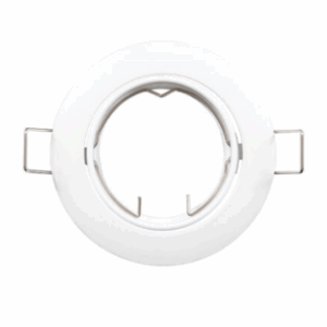 EMPOTRABLE ALUMINIO OSCILANTE REDONDO 50mm BLANCO