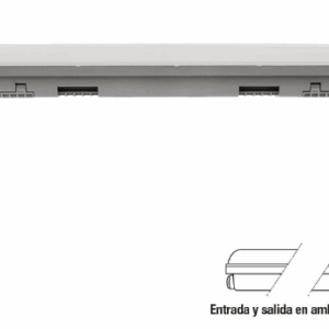 PANTALLA ESTANCA LED ENLAZABLE 60CM 20W 2200LM 120º 6000K