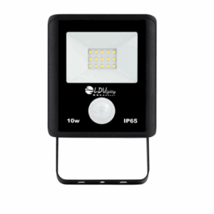 PROYECTOR LED 10w 880lm 4000K 120º IP65 C SENSOR NEGRO