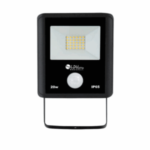 PROYECTOR LED 20w 1800lm 6000K 120º IP65 C SENSOR NEGRO