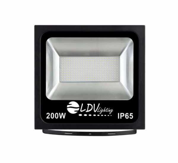 PROYECTOR LED GADES 200w 18000lm 6000k 120º IP65 NEGRO