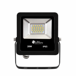 PROYECTOR LED SMD 20w 1800lm 6000K 120º IP65 NEGRO